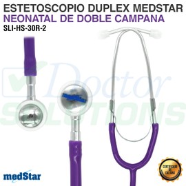 MEDSTAR | Estetoscopio Neonatal de Doble Campana (Morado)