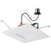 Satco LED Retrofit Downlight with Stepped Baffle, CCT Selectable 2700K/3000K/3500K/4000K/5000K,