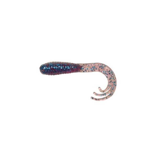 Big Bite Baits 2" Triple TIP GRUB/Electric Blue (10 Pack)