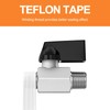 GASHER 6PCS 1/4Inch Mini Brass Ball Valve Shut Off Switch,