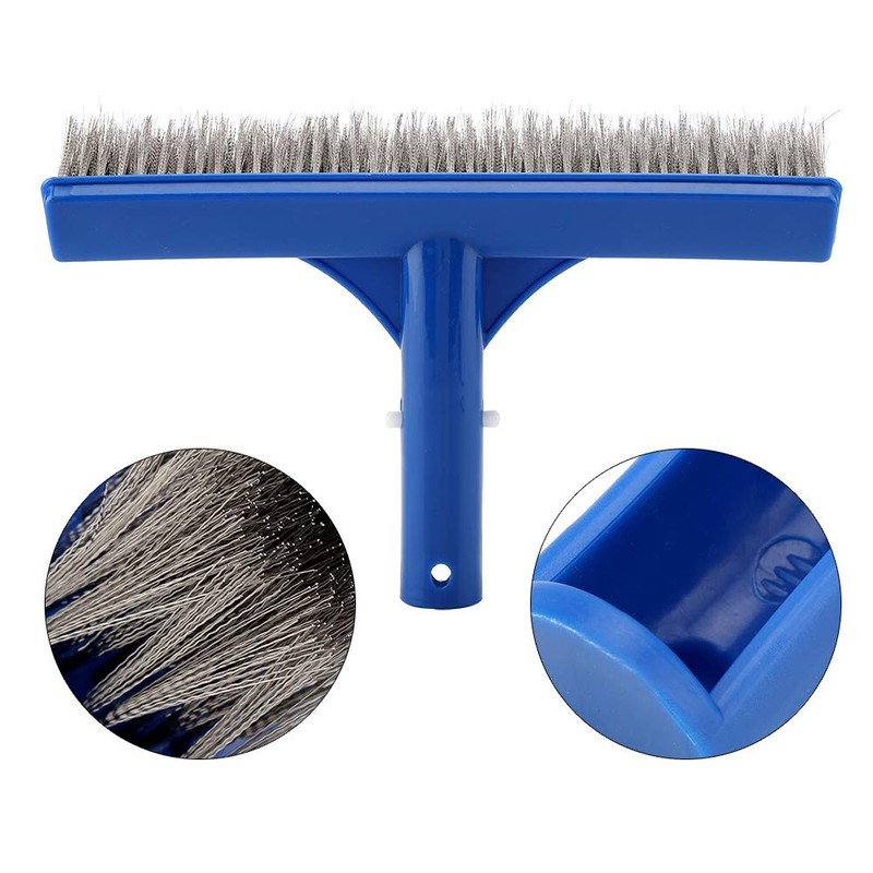 Pool Brush, 10" Swimming Pool Brush for Cleaning Pool Walls,