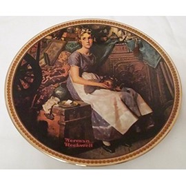 Norman Rockwell Dreaming in the Attic Plate
