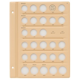 テージー 昭和コインアルバム スペア台紙 普通コイン用(昭和62年~64年用) C-37S8