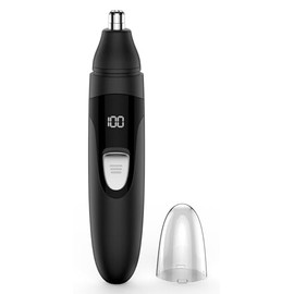 SHOBES Rechargeable Nose Hair Trimmer, Painless Rechargeable Ear and Facial Hair Trimmer Professional with Dual Edge Blades