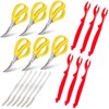 6-piece crab crackers, crab leg scissors -king crab legs scissors-Seafood