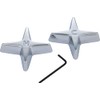 Master Plumber 513, Faucet Handle Set, Universal Fit, Cross Handle,