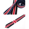 M.H.A.style 9089 Men's Necktie, Union Jack, Patterned Necktie, Casual, a.