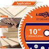 LOONPON 10 Inch Woodworking Saw Blade,5/8" Arbor,60 Teeth Professional Carbide-Tipped