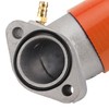 GOOFIT Orange Motorcycle Carburetor Intake Manifold Inlet Pipe Replacement for