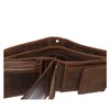 Green Burry 1796A Skull Wallet Colour: Saddle Brown 25, Saddle