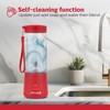 Holstein Housewares - USB Portable Blender, 16oz Personal Smoothie &