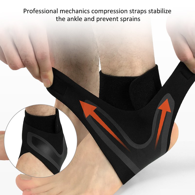 Sport Ankle Guard Sleeve Compression Sprain Prevention Outdoor Basketball Protective