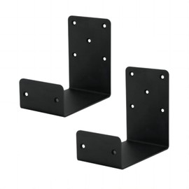 YMSZGBZG Heavy Duty Mantel Brackets，Floating Shelf Fireplace Bracket，U-Shaped Beam-Style Mantel Support(2 Packs). (6x6x4)
