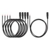 sourcing map 5pcs DC Power Pigtails Cable, 5.5 x 2.1mm