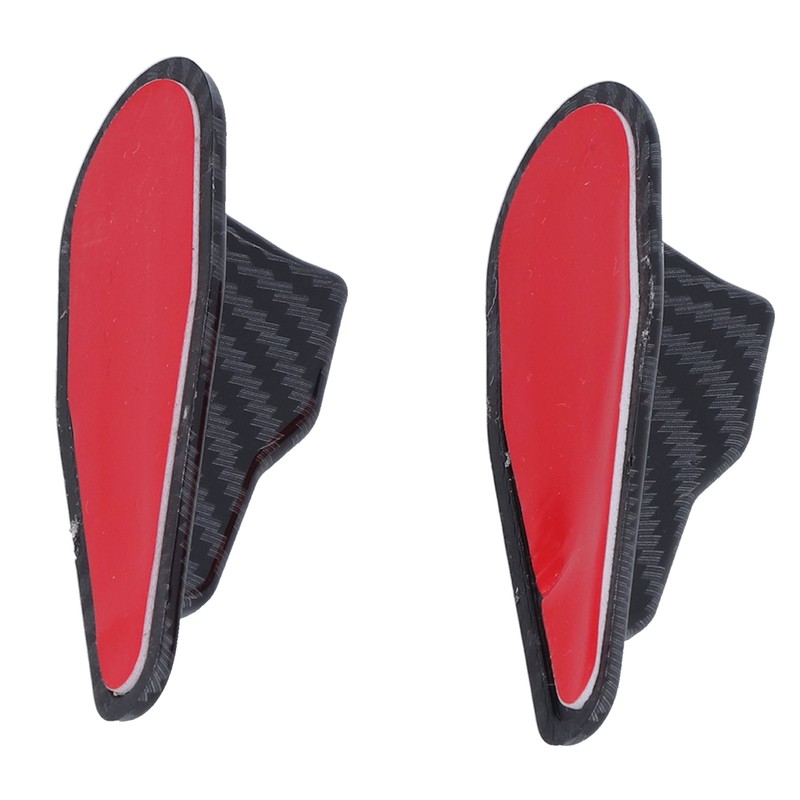 10PCS Shark Fin Kit Spoiler Wing Set with Carbon Fiber