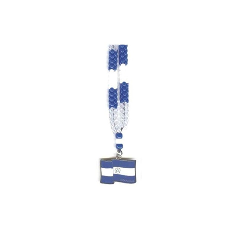Necklaces - NICARAGUA FLAG-