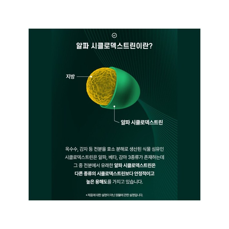 알파CD 파우더 알파 시클로덱스트린 분말 알파씨디 다이어트 제로 파우더 120g