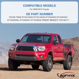 BDFHYK 700188 AC Heater Blower Motor Compatible with Toyota Tacoma 2005-2015,Replacement Blower Moters Assembly OE# 87103-04043,87103-04044,700188,75846,PM9297- Air Conditioning Blower Fan