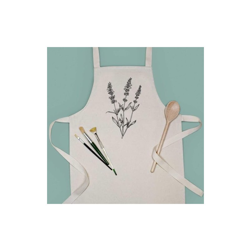 Azeeda 'Simple Lavender Plant' Kid’s Cooking Apron (AP00071107)