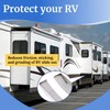 Upgraded Stainless Steel RV Slide Out Ski Set, RV Floor