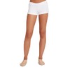 Capezio Women's Low Rise Boy Cut Short,White,Medium