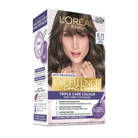 L'Oreal Excellence Cool Creme Permanent Hair Colour 6.11 Ultra Ash Dark Blonde