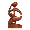 G6 Collection 12" Abstract Sculpture Wooden Handmade Handcrafted Art -