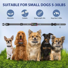LOSLAI Anti-Bark Collar for Small Dogs, No Shock Bark Collar with Beep & Vibration