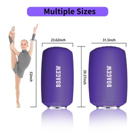 Air Roller Inflatable Tumbling Roller Gymnastics Barrel Air Mat Octagon Mat with Electric Pump for Backhandspring Training Cheerleading Home Use