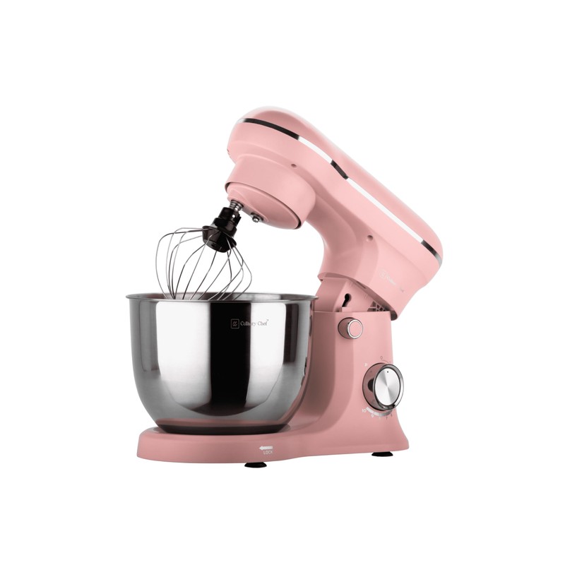 CULINARY CHEF 4.5L Retro Stand Mixer (Pink)