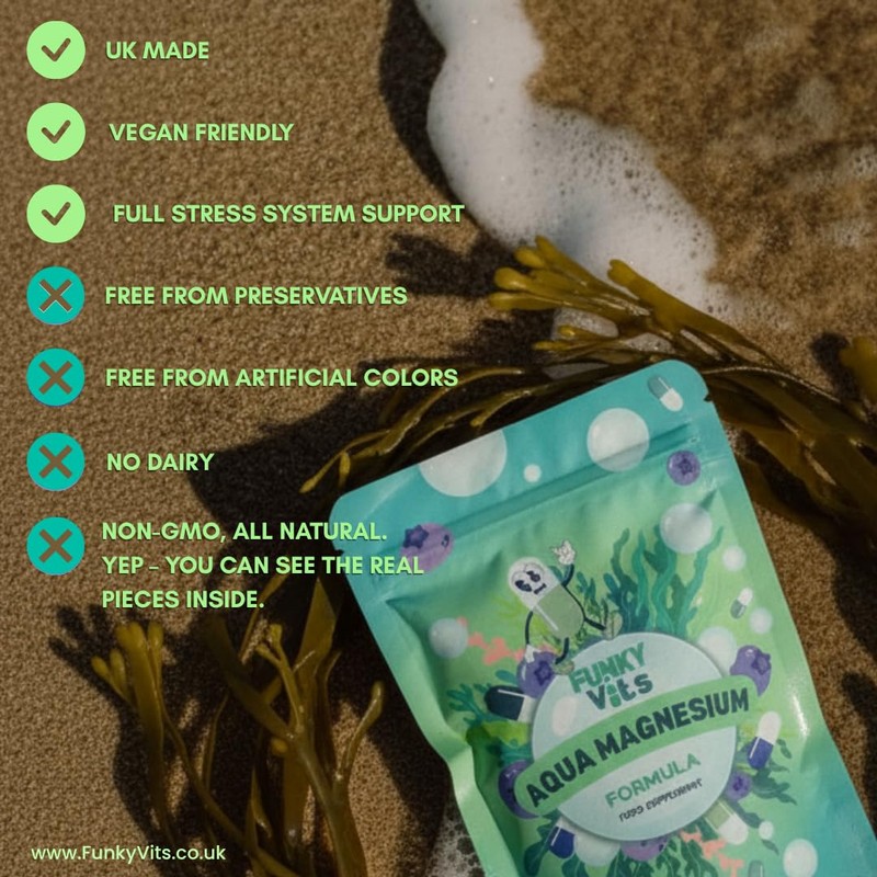 Funky Vits - Aqua Magnesium | Nerve | Muscle |