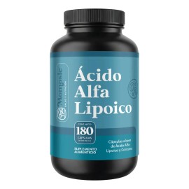 Ácido Alfa Lipoico Cúrcuma Momosie Suplemento Antioxidante Vegano Hombre Mujer 180 Cápsulas