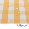 maxmill Square Checkered Tablecloth Water Resistance Antiwrinkle Spillproof Heavy Weight