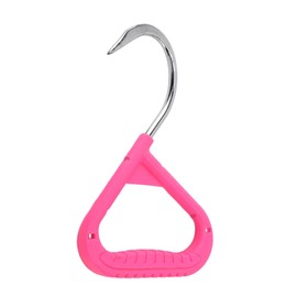 Pulp Hook Chrome Plated Steel Single Handed Comfortable Grip Log Lifting Hook for Woodworking Garden Agriculture