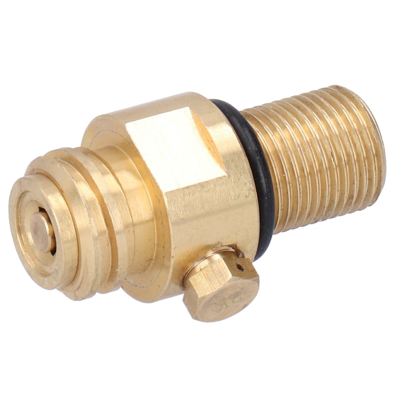 M18x1.5 Thread CO2 Tank Brass Pin Valve Adapter Replacement for