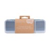 Melii Luxe 4 Compartment Snackle Box - Blue