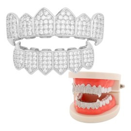 Grillz Dientes Set Hip Hop Prop Decoración