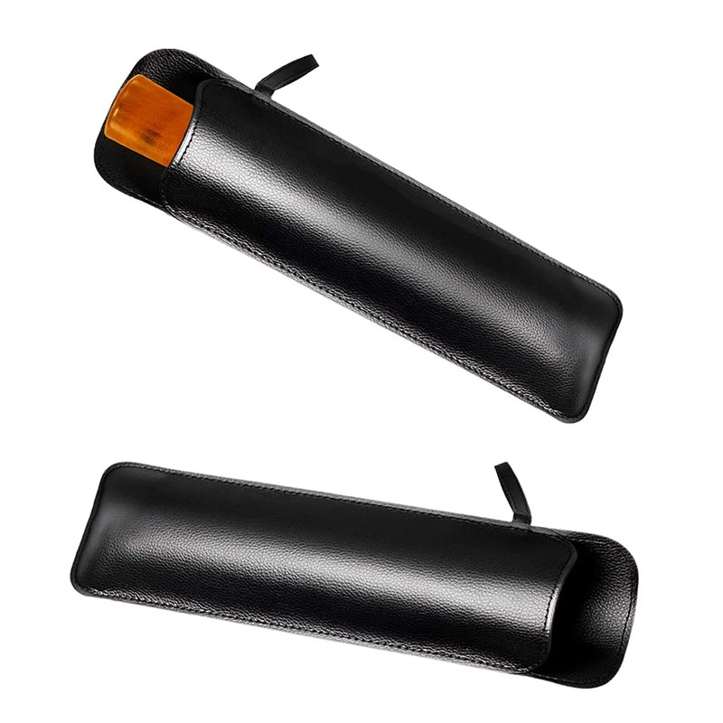 CATSELURRY Umbrella Cover High-end Black PU Leather Umbrella Cover Portable