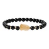 COAI Natural Gemstone Bead Bracelet for Women, Stone, Tourmaline Amethyst