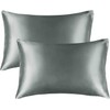 Satin Pillowcases Set for Hair - Pillowcase Covers with Envelope