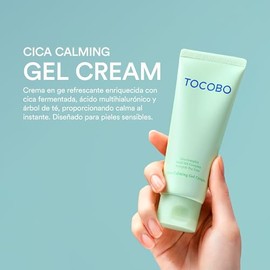 TOCOBO Cica Calming Gel Cream 75 ml Gel Crema Facial Calmante e Hidratante para Piel Sensible
