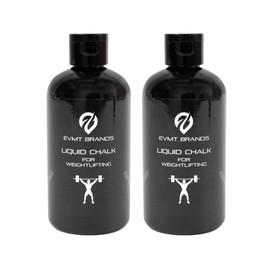 EVMT Brands Liquid Chalk, Mess-Free Gym Chalk for Weightlifting. Sweat-Resistant and Long Lasting Lifting Chalk for Stronger Grip and Better Results. Liquid Chalk for Weightlifting. Package May Vary.