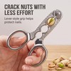 2Pcs Nut Crackers Nuts Pistachio Sheller Opener Kitchen Tools Stainless
