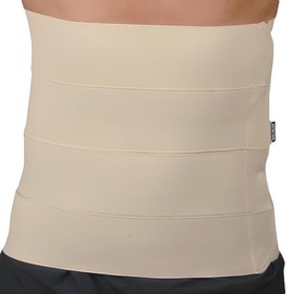 Orliman - Medically Approved -4 Panel Elastic Abdominal Binder-For Post Op,Abdominal Surgery,Abdominal Weakness,Hernia Support,Postpartum And Instability-Size 1 70-90cm Waist Circ