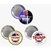 Trump 2024 pins - 3-Pack Campaign Buttons (2.25 inches)