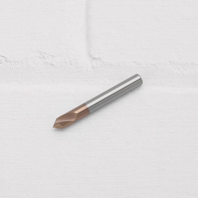 VGOL 2 Pieces 6mm Handle Beveled Cutter Drill Bit V-Groove