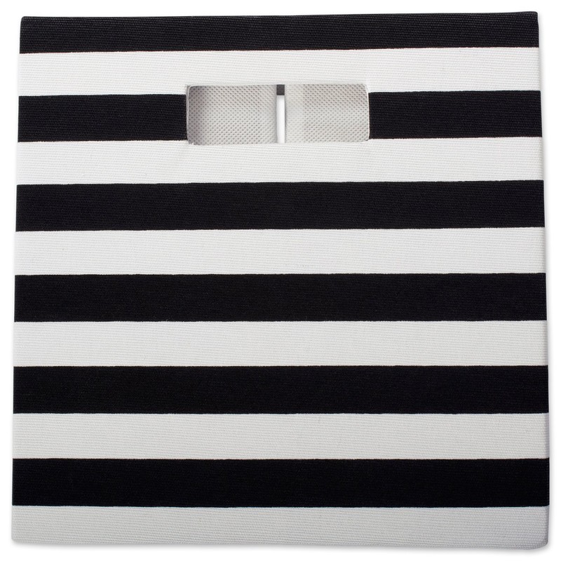 DII Polyester Cube Storage Collection Collapsible Hard Sided Bin, 13x13x13,