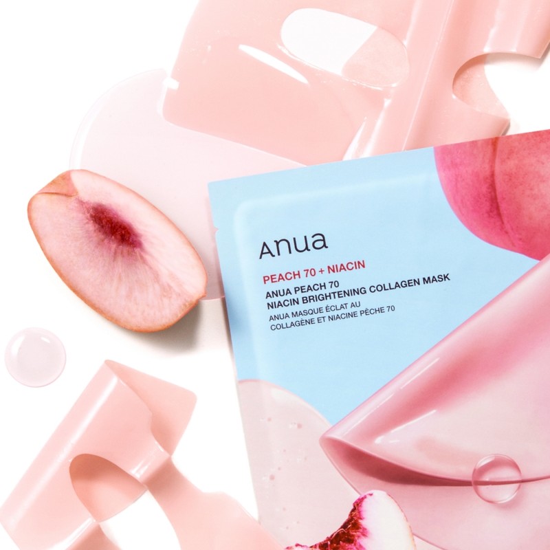 Anua Peach 70 Niacin Brightening Collagen Mask 4 sheets /
