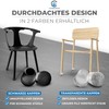 36 Chair Leg Caps with Black Felt - Also Ideal