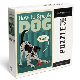 How to Speak Dog, Play? (1000 Piece Puzzle, Challenging Jigsaw Puzzle for Adults, Made in USA)